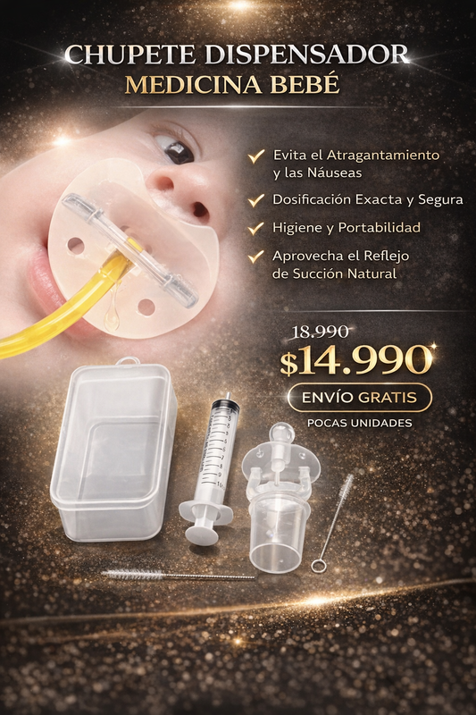 CHUPETE DISPENSADOR MEDICINA BEBÉ