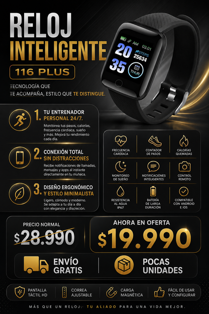Reloj Inteligente 116 Plus