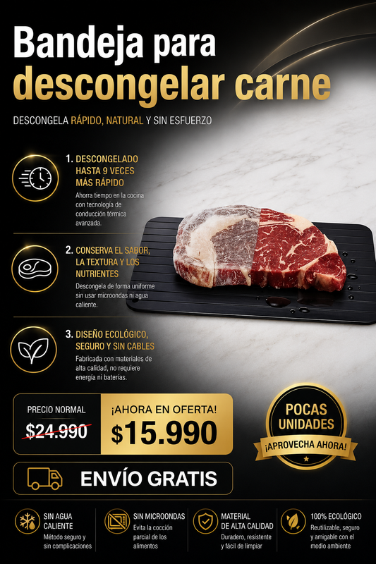Bandeja de Descongelación Para Carnes