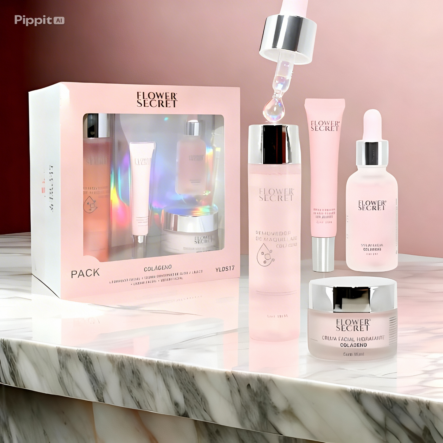 Set De Cuidado Con Colágeno 4 Pcs