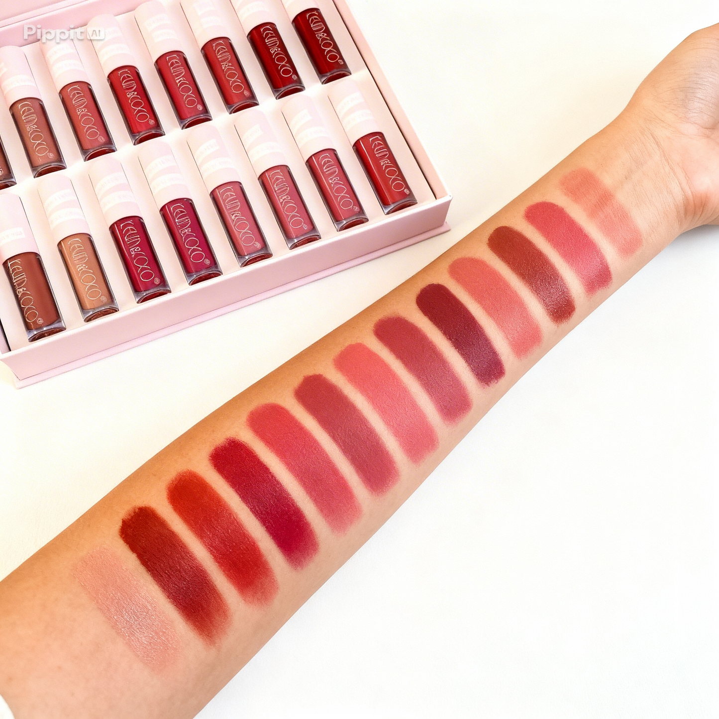 SET 12 LABIALES MATTE LIP GLOSS