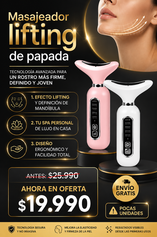 Masajeador Lifting De Papada Tecnología